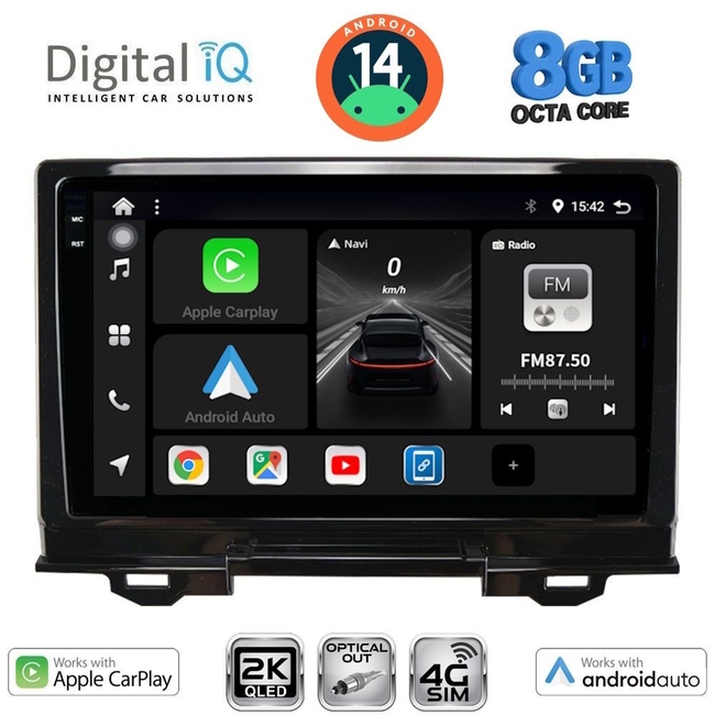 DIGITAL IQ BXK 20202_CPAA (9inc) MULTIMEDIA TABLET for HONDA HRV mod. 2021>