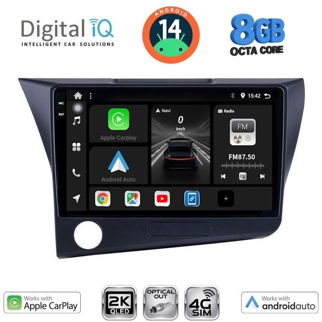 DIGITAL IQ BXK 20203_CPAA (9inc) MULTIMEDIA TABLET for HONDA CRZ mod. 2010-2016