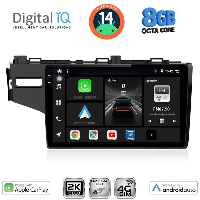 DIGITAL IQ BXK 20212_CPAA (10inc) MULTIMEDIA TABLET for HONDA JAZZ mod. 2013-2019