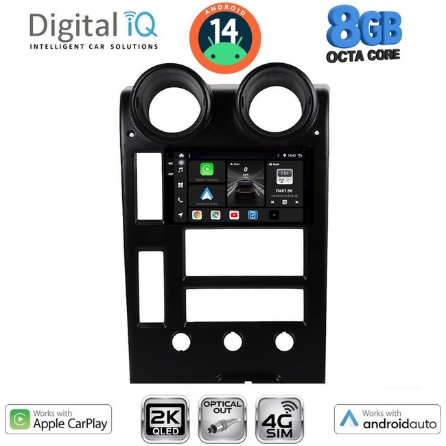 DIGITAL IQ BXK 20215_CPAA (9inc) MULTIMEDIA TABLET for HUMMER H2 mod. 2001-2007