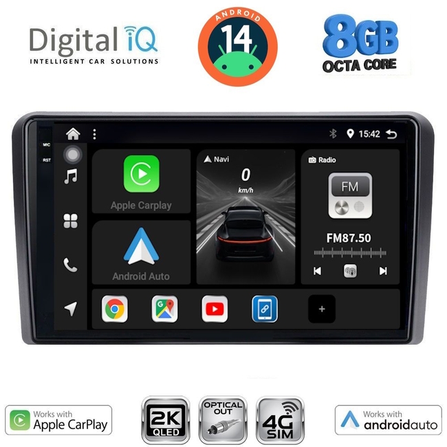 DIGITAL IQ BXK 20221_CPAA (9inc) MULTIMEDIA TABLET for HYUNDAI H1 mod. 2007>