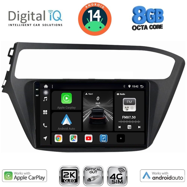 DIGITAL IQ BXK 20230_CPAA (9inc) MULTIMEDIA TABLET for HYUNDAI i20 mod. 2018-2021