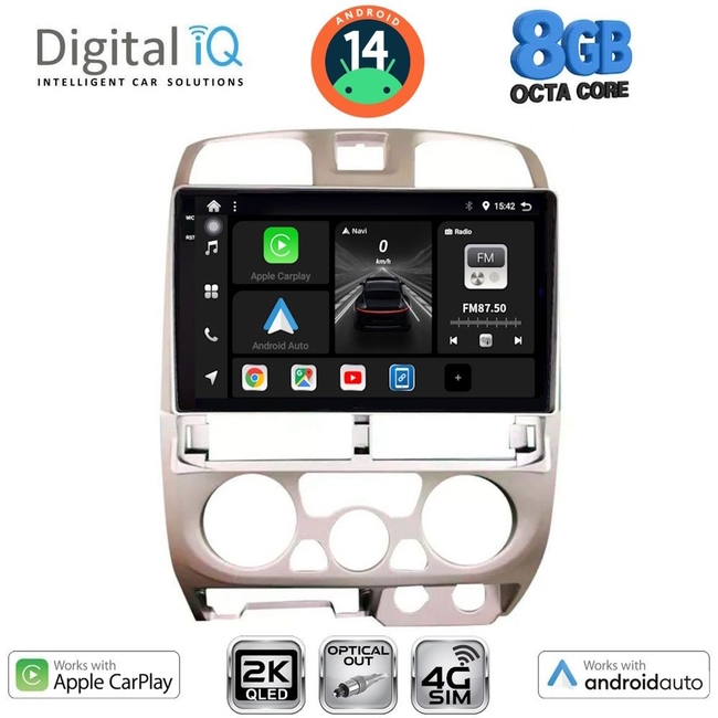 DIGITAL IQ BXK 20253_CPAA (9inc) MULTIMEDIA TABLET for ISUZU D-MAX mod. 2002-2008