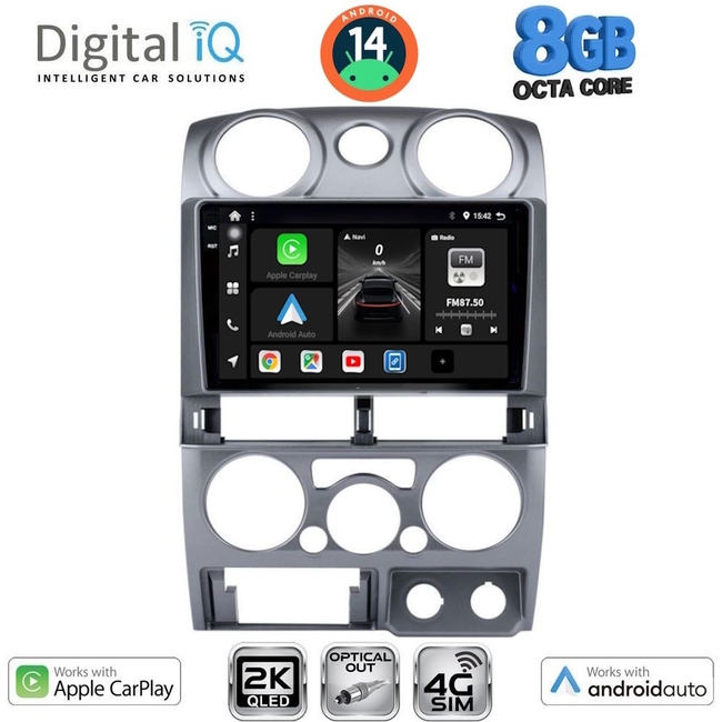 DIGITAL IQ BXK 20254_CPAA (9inc) MULTIMEDIA TABLET for ISUZU D-MAX mod. 2008-2012