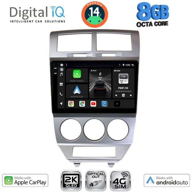 DIGITAL IQ BXK 20275_CPAA (10inc) MULTIMEDIA TABLET for DODGE CALIBER mod. 2006-2012