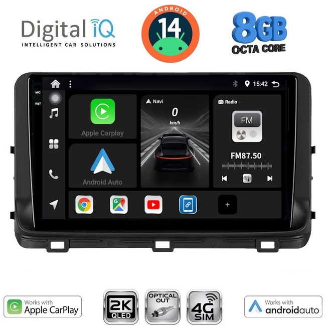 DIGITAL IQ BXK 20303_CPAA (10inc) MULTIMEDIA TABLET for KIA CEED - XCEED mod. 2018-2022