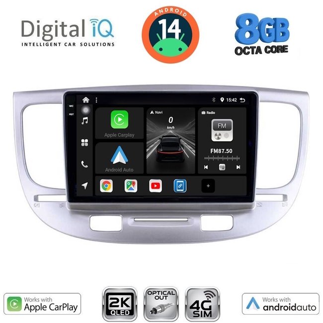 DIGITAL IQ BXK 20313_CPAA (9inc) MULTIMEDIA TABLET for KIA RIO mod. 2005-2011