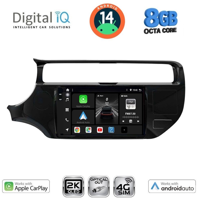 DIGITAL IQ BXK 20315_CPAA (9inc) MULTIMEDIA TABLET for KIA RIO mod. 2015-2018