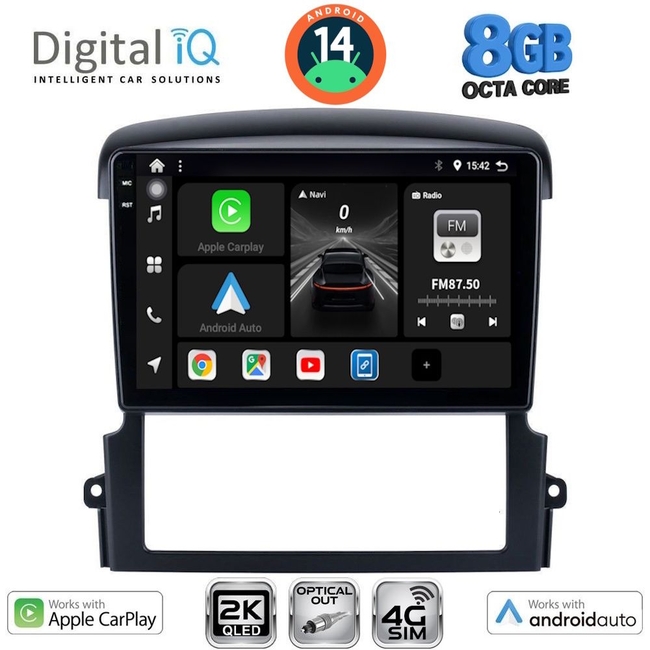 DIGITAL IQ BXK 20317_CPAA (9inc) MULTIMEDIA TABLET for KIA SORENTO mod. 2006-2009