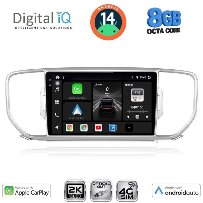 DIGITAL IQ BXK 20326_CPAA (9inc) MULTIMEDIA TABLET for KIA SPORTAGE mod. 2015-2018