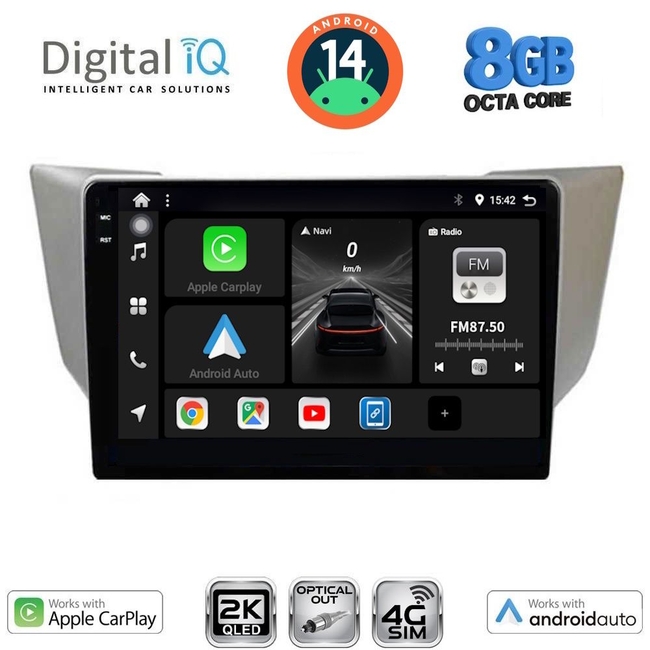 DIGITAL IQ BXK 20345_CPAA (9inc) MULTIMEDIA TABLET for LEXUS RX 300 – 400 mod. 2003-2008