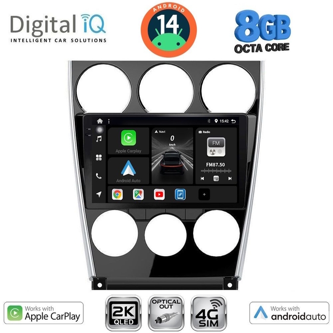 DIGITAL IQ BXK 20375_CPAA (9inc) MULTIMEDIA TABLET for MAZDA 6 (FACELIFT) mod. 2005-2008