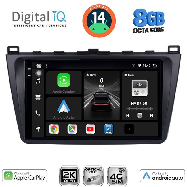 DIGITAL IQ BXK 20377_CPAA (9inc) MULTIMEDIA TABLET for MAZDA 6 mod. 2008-2012