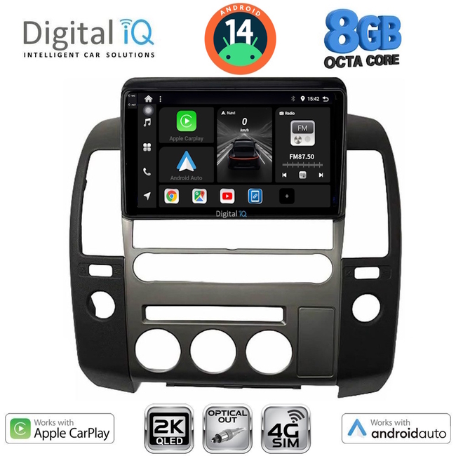 DIGITAL IQ BXK 20454_CPAA (ORIG.NAVI) (9inc) MULTIMEDIA TABLET for NISSAN NAVARA D40 mod. 2006-2011 με Original Navi
