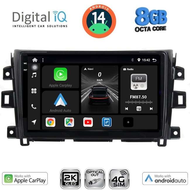 DIGITAL IQ BXK 20456_CPAA (10inc) MULTIMEDIA TABLET for NISSAN NAVARA mod. 2016>