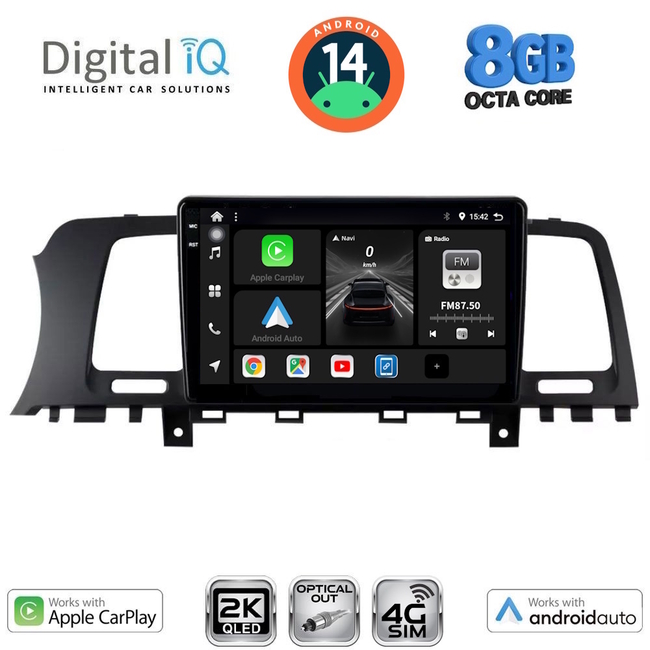 DIGITAL IQ BXK 20462_CPAA (9inc) MULTIMEDIA TABLET for NISSAN MURANO mod. 2007-2014