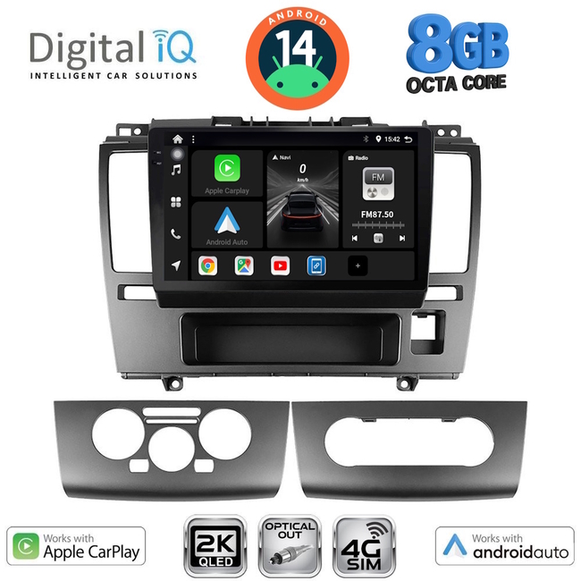 DIGITAL IQ BXK 20465_CPAA (9inc) MULTIMEDIA TABLET for NISSAN TIDA mod. 2004>