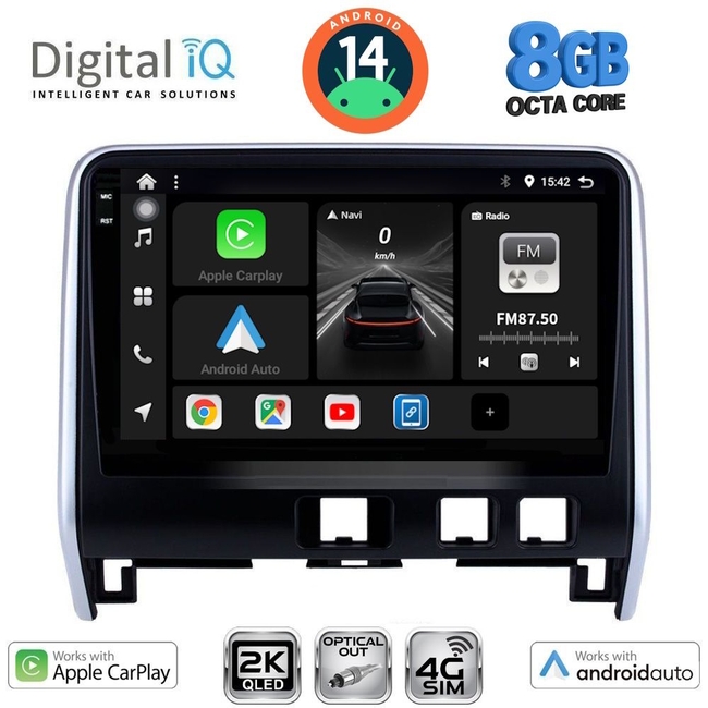 DIGITAL IQ BXK 20471_CPAA (10inc) MULTIMEDIA TABLET for NISSAN SERENA mod. 2016>