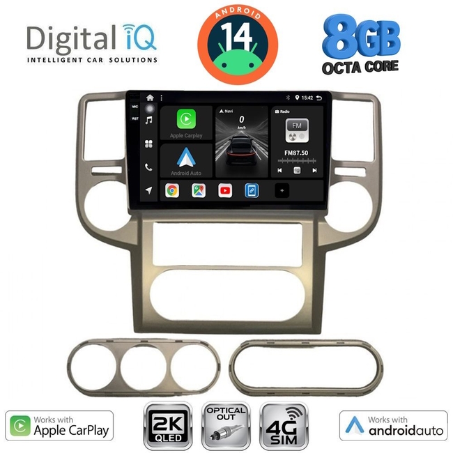 DIGITAL IQ BXK 20475_CPAA (10inc) MULTIMEDIA TABLET for NISSAN XTRAIL mod. 2004-2007