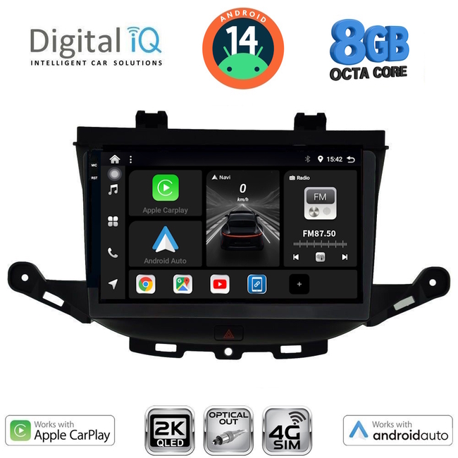 DIGITAL IQ BXK 20483_CPAA (9inc) MULTIMEDIA TABLET for OPEL ASTRA K mod. 2015>