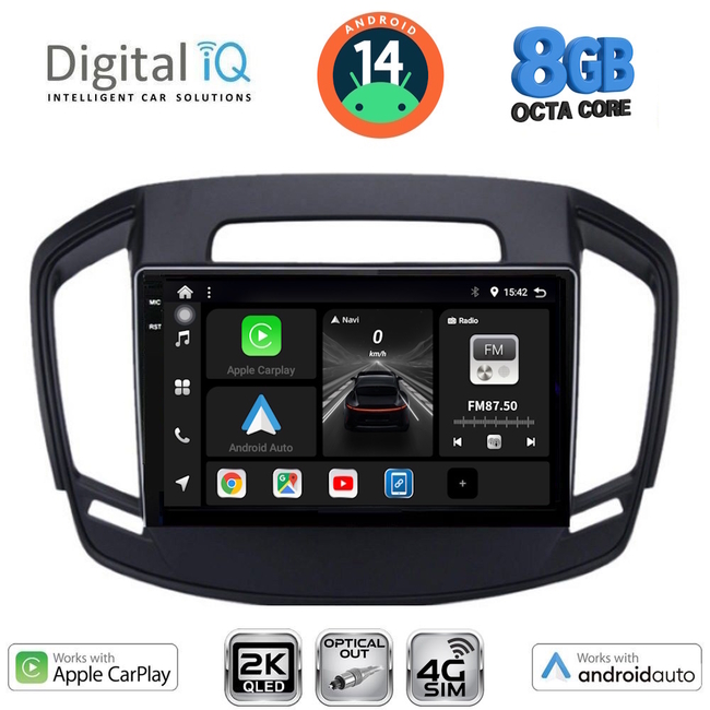 DIGITAL IQ BXK 20492_CPAA (9inc) MULTIMEDIA TABLET for OPEL INSIGNIA  mod.2014-2017