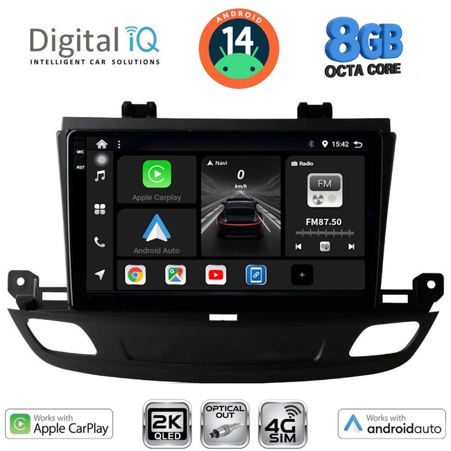 DIGITAL IQ BXK 20493_CPAA (9inc) MULTIMEDIA TABLET for OPEL INSIGNIA mod. 2018>