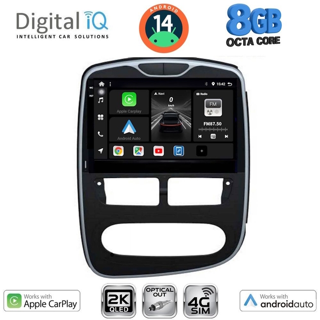 DIGITAL IQ BXK 20544_CPAA (10inc) MULTIMEDIA TABLET for RENAULT CLIO mod. 2012-2015
