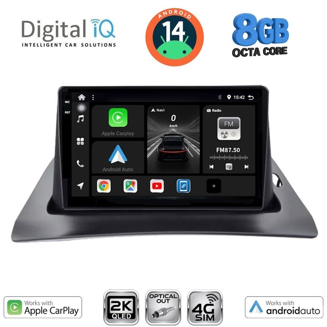 DIGITAL IQ BXK 20550_CPAA (9inc) MULTIMEDIA TABLET for RENAULT KANGOO mod. 2010>