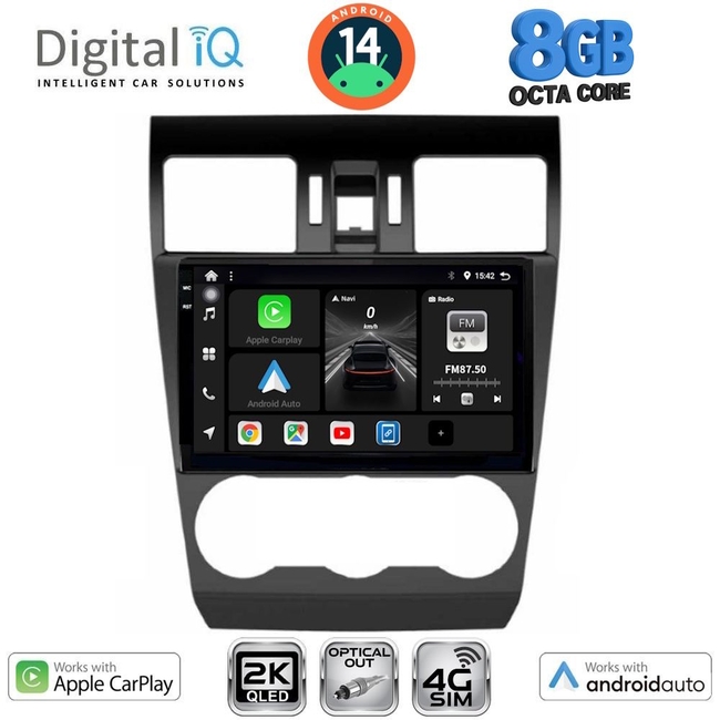 DIGITAL IQ BXK 20663_CPAA (9inc) MULTIMEDIA TABLET for SUBARU FORESTER - IMPREZA - XV mod. 2013-2019