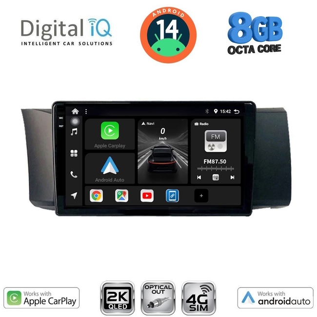 DIGITAL IQ BXK 20669_CPAA (9inc) MULTIMEDIA TABLET for TOYOTA GT86 - SUBARU BRZ mod. 2012>