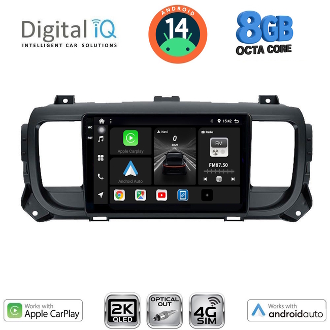 DIGITAL IQ BXK 20729_CPAA (9inc) MULTIMEDIA TABLET for CITROEN JUMPY-SPACETOURER – PEUGEOT EXPERT-TRAVELLER – TOYOTA PROACE mod.2016>