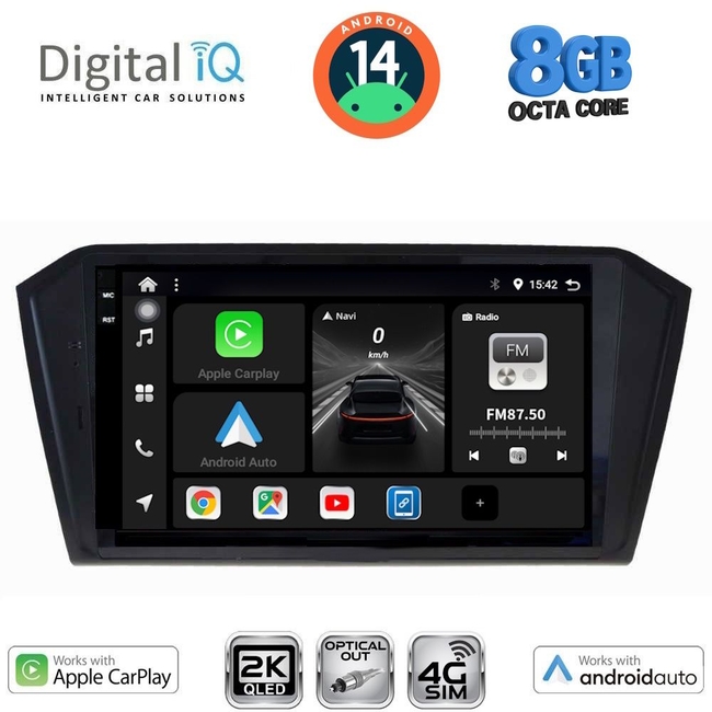 DIGITAL IQ BXK 20750_CPAA (10inc) MULTIMEDIA TABLET for VW PASSAT mod. 2016>