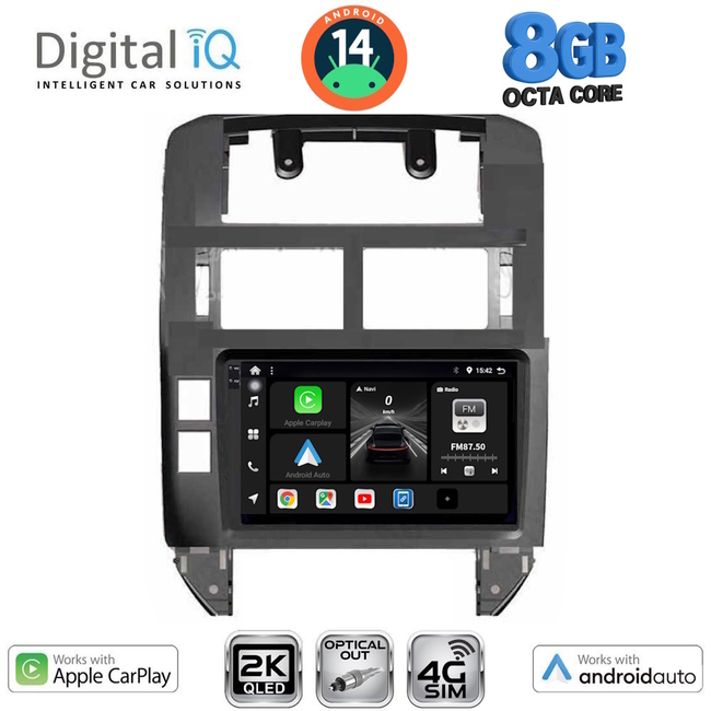 DIGITAL IQ BXK 20755_CPAA (9inc) MULTIMEDIA TABLET for VW POLO mod. 2002-2009