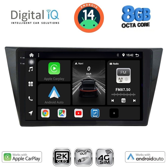 DIGITAL IQ BXK 20761_CPAA (10inc) MULTIMEDIA TABLET for VW TIGUAN mod. 2016>