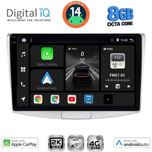 DIGITAL IQ BXK 20764_CPAA (10inc) MULTIMEDIA TABLET for VW PASSAT mod. 2010-2015