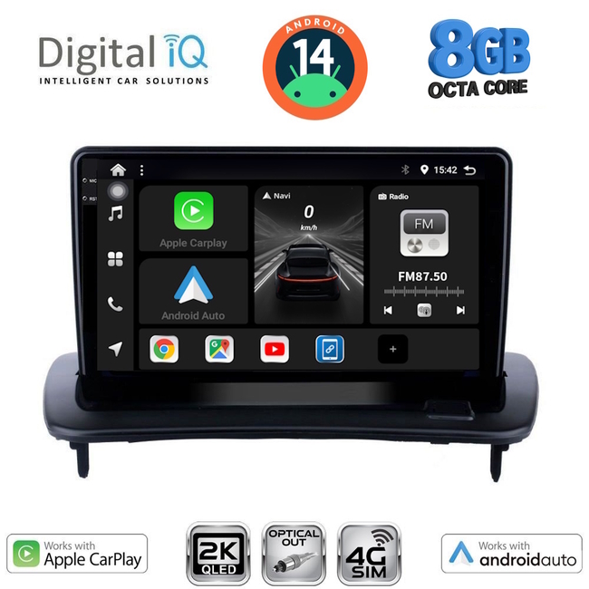 DIGITAL IQ BXK 20783_CPAA (9inc) MULTIMEDIA TABLET for VOLVO C30 - S40 mod. 2004-2013