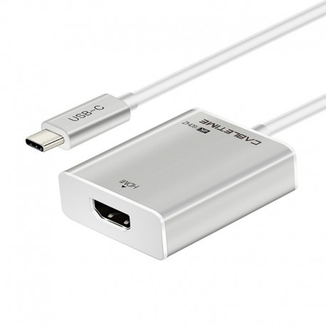 CABLETIME USB TYPE C Male to HDMI Female (CT-C160-PU31-CMHD-S0.154k3)