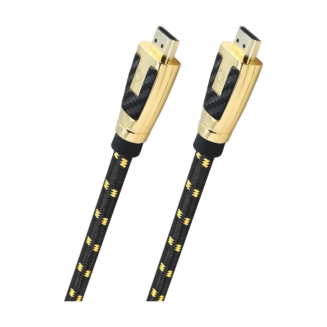 Oehlbach CARB CONNECT ULTRA Καλώδιο HDMI® High End 8K 0,75m Black/Gold (Τεμάχιο)
