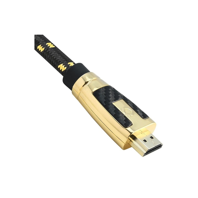 Oehlbach CARB CONNECT ULTRA Καλώδιο HDMI® High End 8K 0,75m Black/Gold (Τεμάχιο)