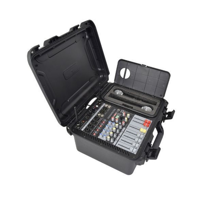 Citronic FLITE-600 Αυτοενισχυόμενος Μίκτης 2 x 300W με 2 UHF Μικρόφωνα και Εφέ DSP