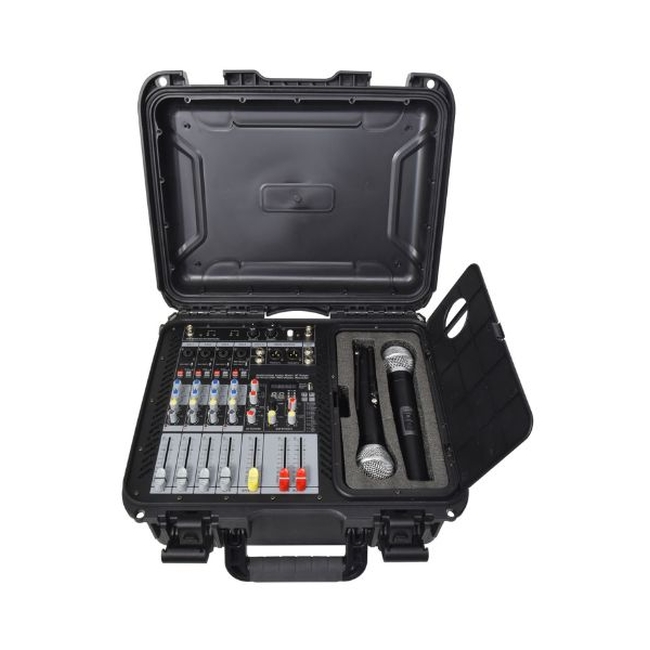 Citronic FLITE-600 Αυτοενισχυόμενος Μίκτης 2 x 300W με 2 UHF Μικρόφωνα και Εφέ DSP