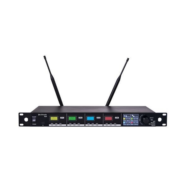 Citronic TU4 Σύστημα Ασύρματου Μικροφώνου UHF με Δυνατότητα Συντονισμού Quad PLL