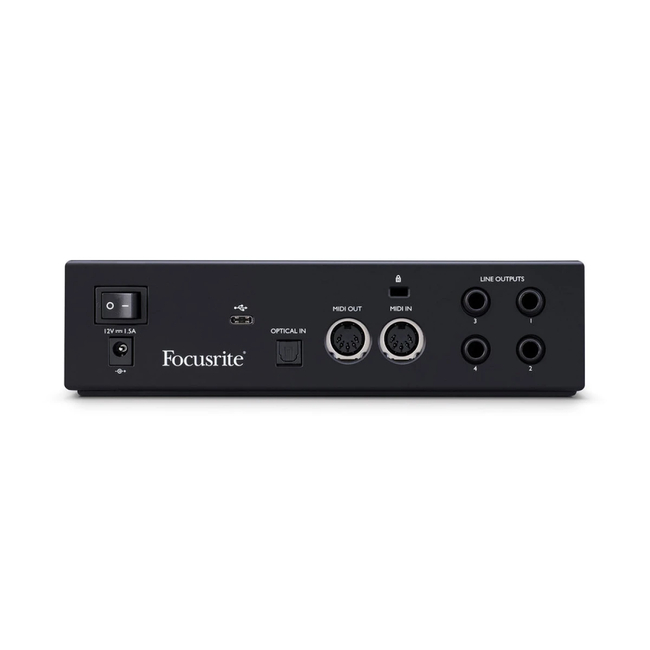 FOCUSRITE CLARETT+ 2PRE  USB AUDIO MIDI INTERFACE 10-IN/4-OUT