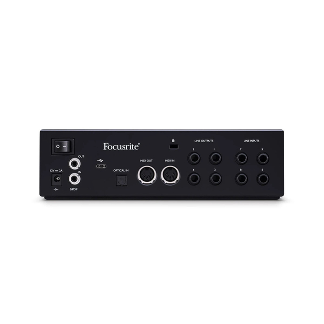 FOCUSRITE CLARETT+ 4PRE  USB AUDIO MIDI INTERFACE 18-IN/8-OUT