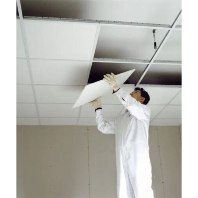 Audiodesigner Colour Ceiling Panels White Χωνευτά Ηχοαπορροφητικά Πάνελ Οροφής 60x60x2 cm (6 Τεμάχια)