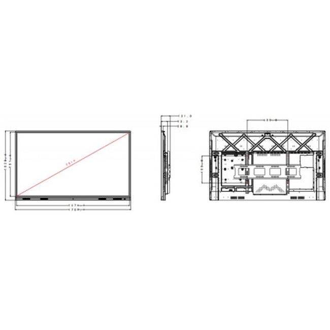 CONCEPTUM LMA TOUCH IFP A65” ANDROID 14 4GB/32GB