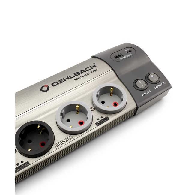 Oehlbach Powersocket 907 MKII Πολύπριζο HiFi Υψηλής Ποιότητας με Φιλτράρισμα (Τεμάχιο)