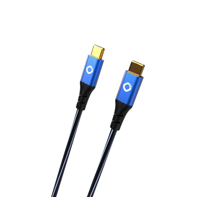 Oehlbach USB Plus CC Καλώδιο USB 3.1 Type C - Type C 1m Blue (Τεμάχιο)