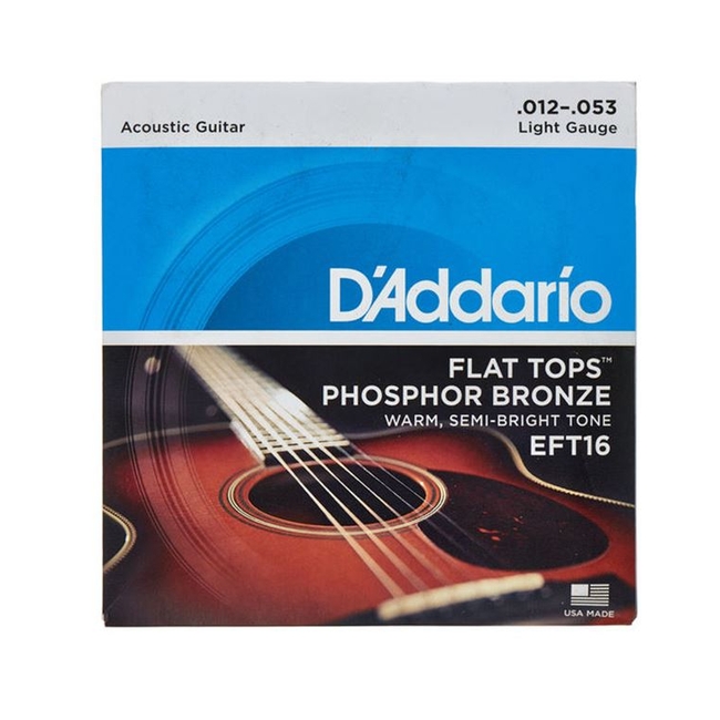 D'Addario EFT-16 Χορδές Ακουστικής Flat Tops