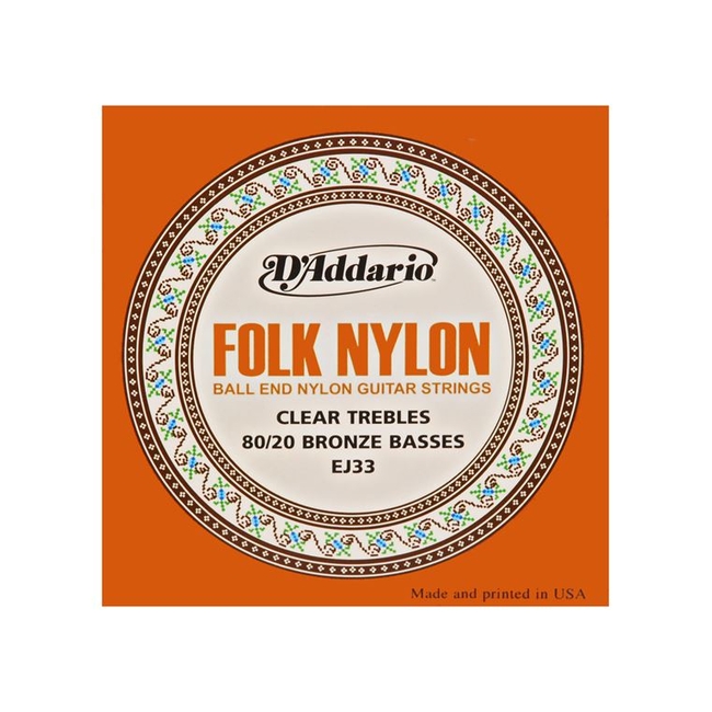 D'Addario EJ-33 Χορδές Κλασικής Κιθάρας (με μπίλια)
